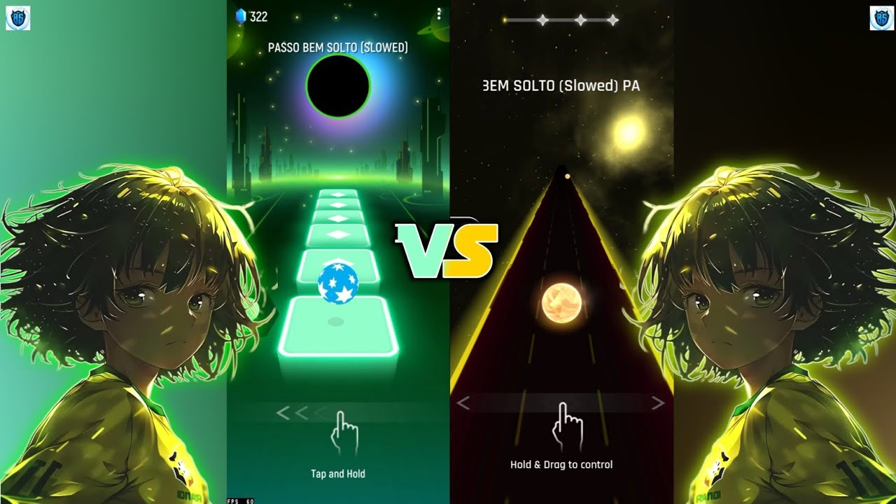PASSO BEM SOLTO - Tiles Hop vs Dancing Road