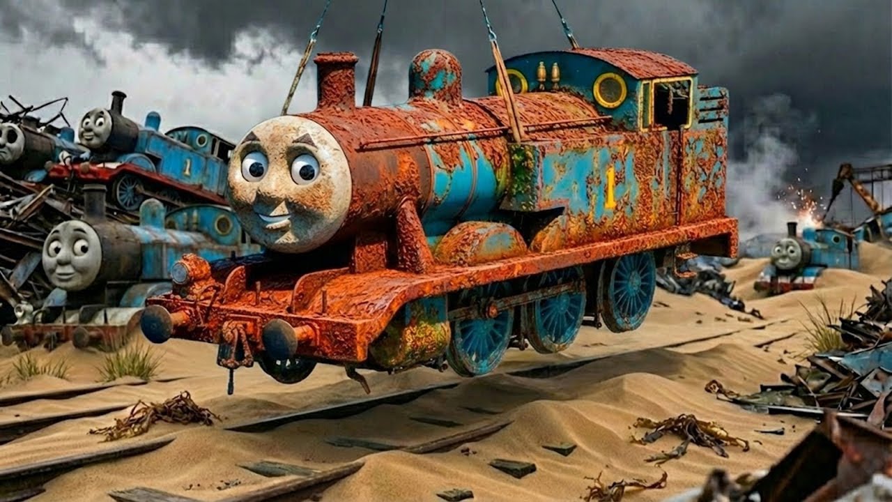 From Total Rust to Running Again – Restoring a Thomas Train Buried in the Desert Sand After Years!