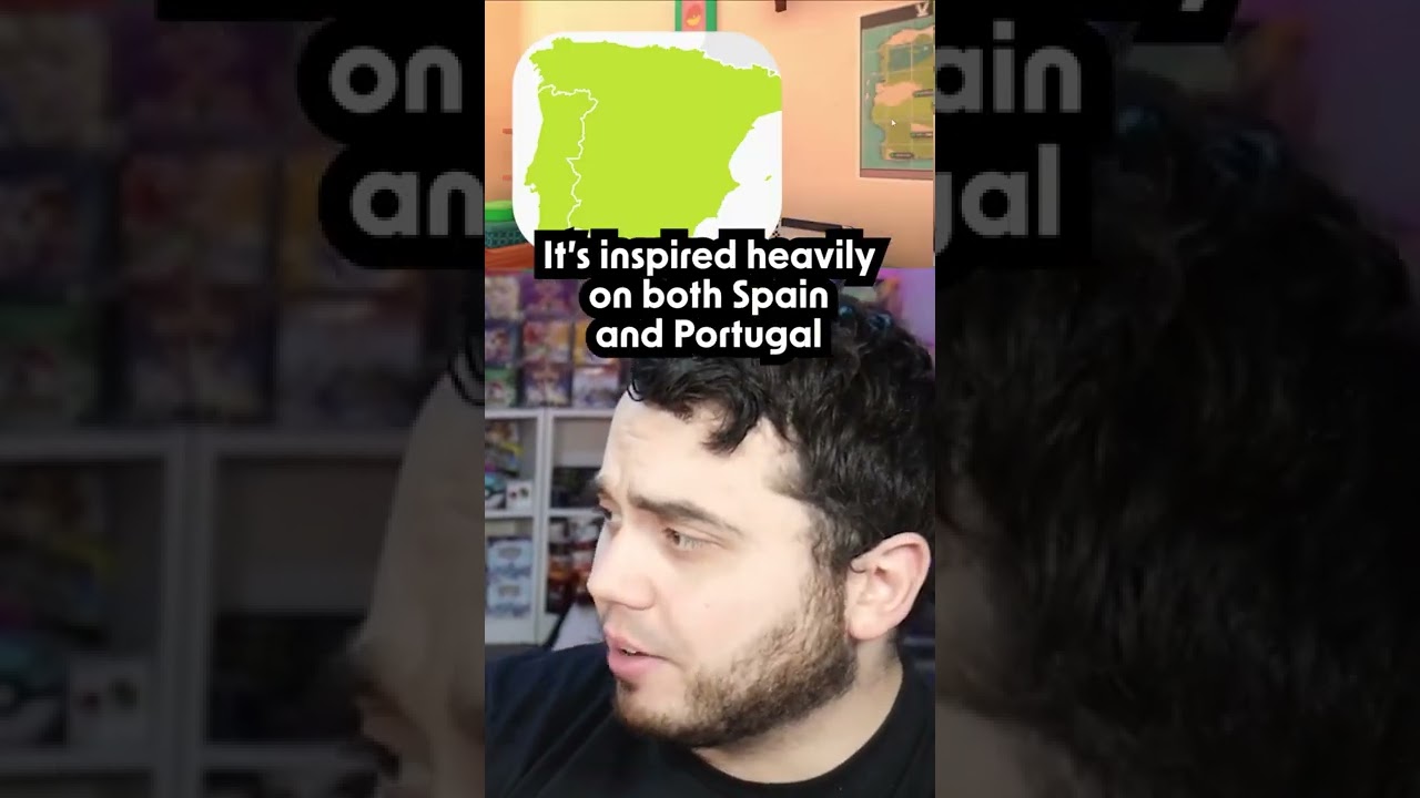 THE GEN 9 REGION of POKEMON SCARLET and VIOLET is in SPAIN?!  #shorts