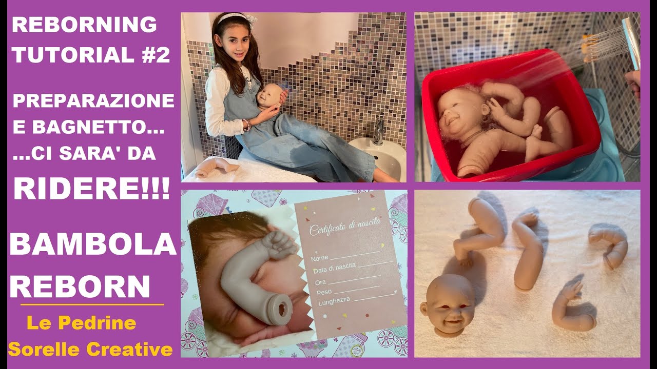 REBORNING TUTORIAL #2 Preparazione e Bagnetto...ci sarà da ridere! || Creazione Bambole Reborn