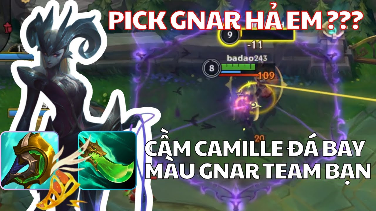 Tốc chiến Cầm Camille Đá Bay Màu Gnar Team Bạn