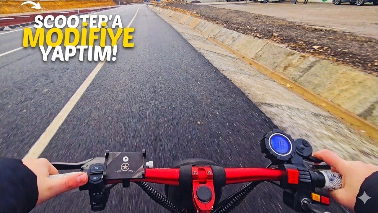 SCOOTER'A MODİFİYE YAPTIM | FAR TAKTIM! SCOOVLOG #10