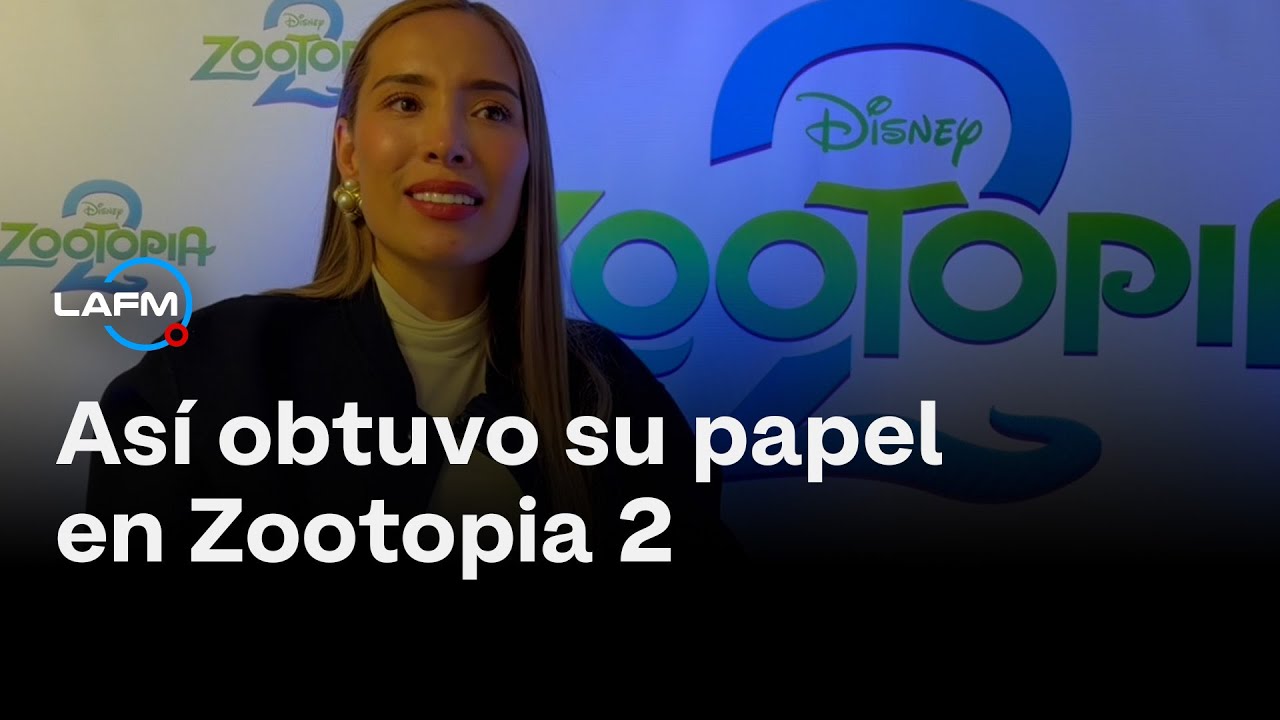As&iacute; consigui&oacute; Luisa Fernanda W el papel de Captain Hoggbottom en Zootopia 2