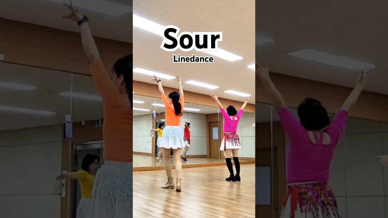 🌸Sour (사우어) #SourLinedance #Absolute Beginner #핑크라인댄스정은옥 #사우어라인댄스#라인댄스