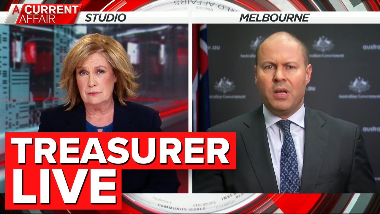 Treasurer Frydenberg discusses unemployment, JobKeeper changes | A Current Affair