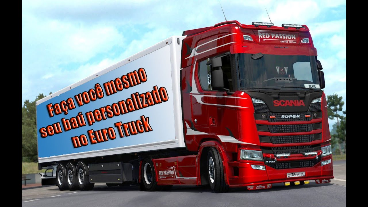 Como Criar Skin para seu reboque do Euro Truck e American Truck de maneira super fácil.