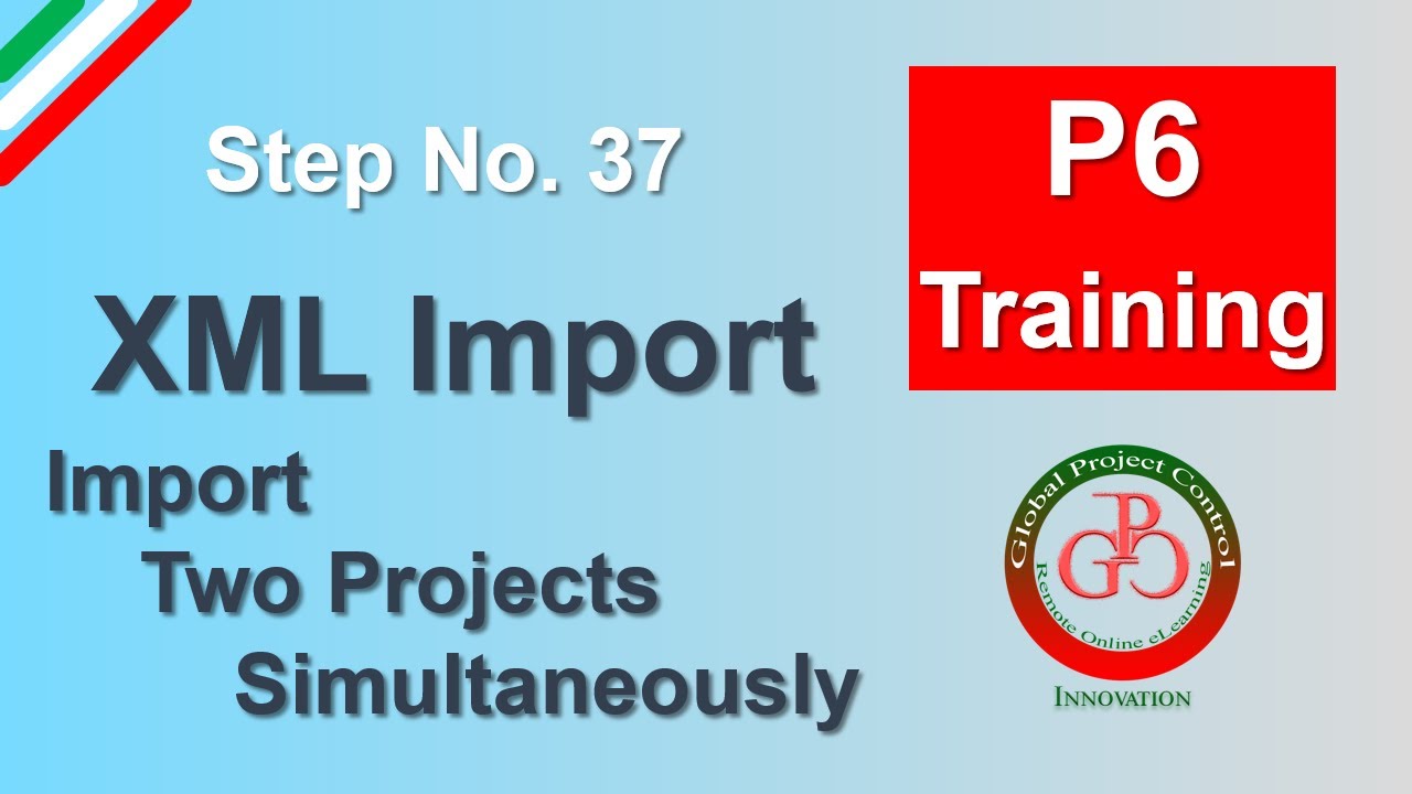 🔴 How to IMPORT Two projects Simultaneously with XML format in Primavera P6