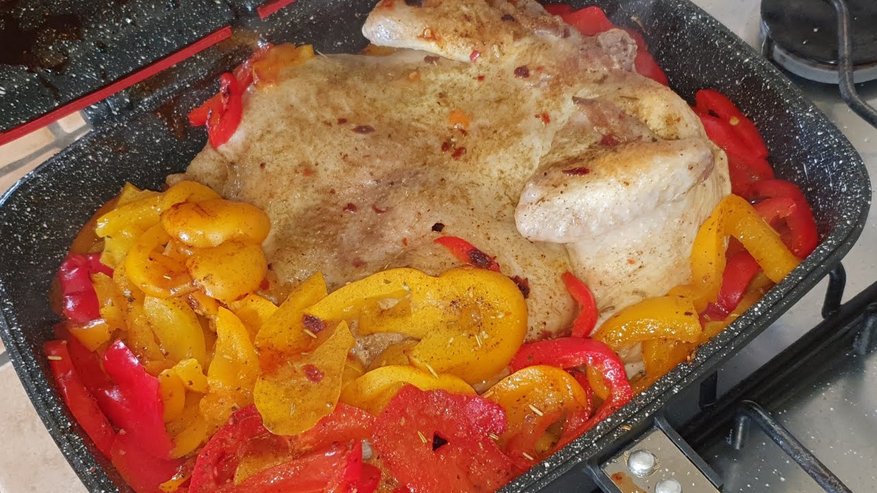 In cucina con Frezz POLLO E PEPERONI con il mio fornetto BERNI.