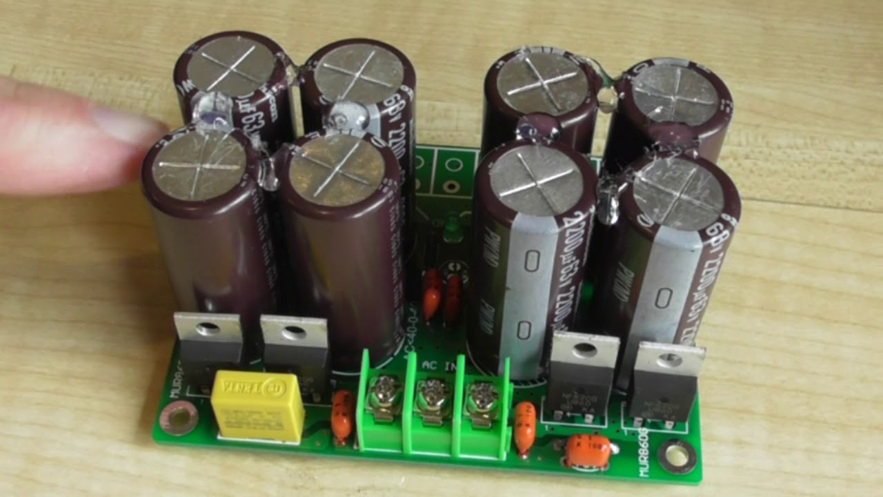 Rectifier power supply board.