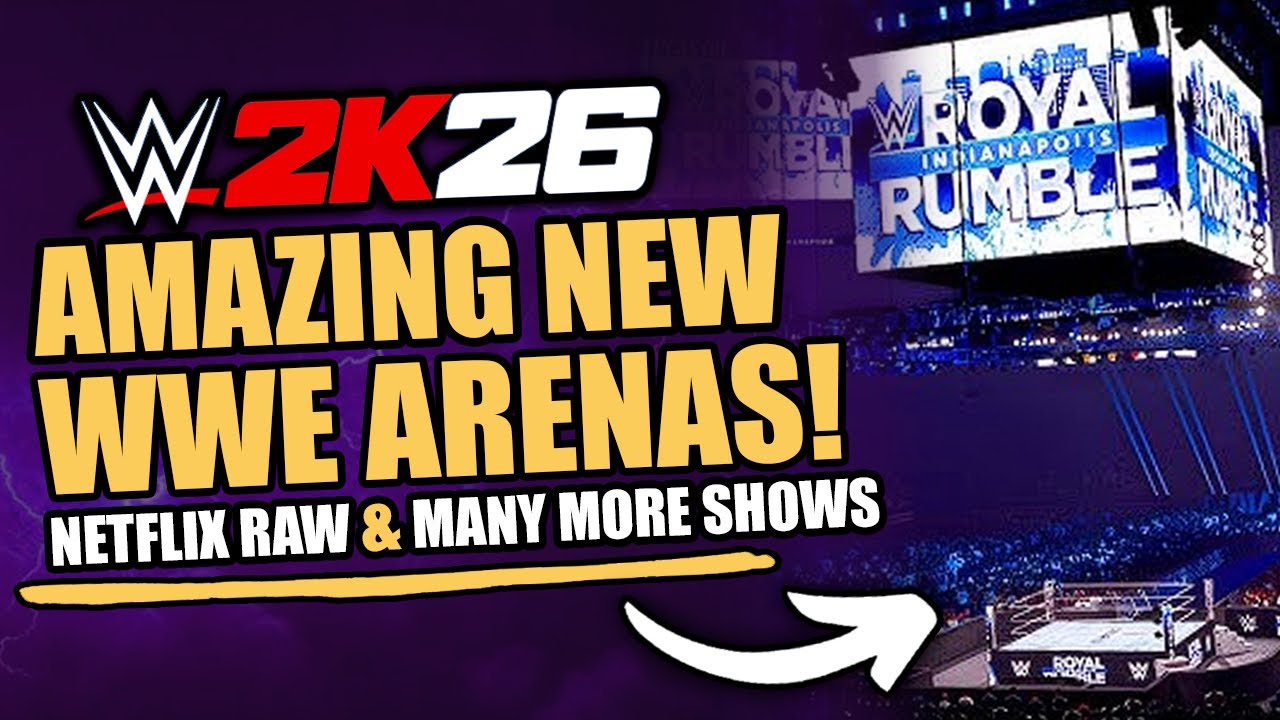 WWE 2K26 Совершенно новые ПОТРЯСАЮЩИЕ арены WWE!