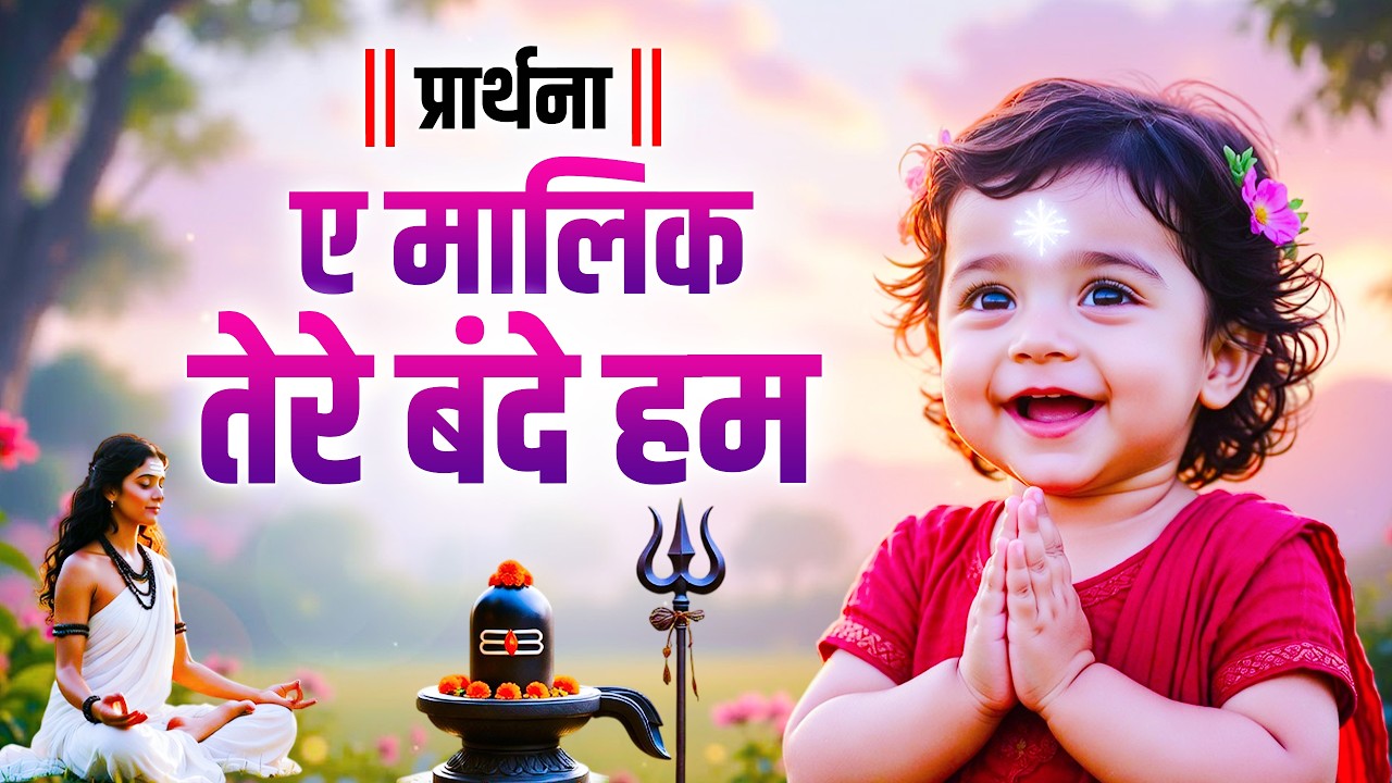 प्रार्थना - ऐ मालिक तेरे बन्दे हम Ae Malik Tere Bande Hum Full Song | Morning Prayer #morningprayer