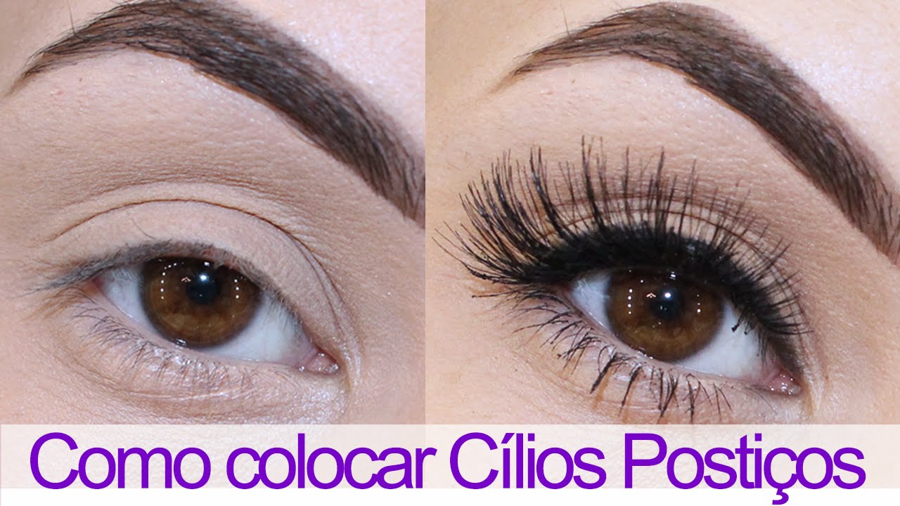 Como colocar Cílios Postiços
