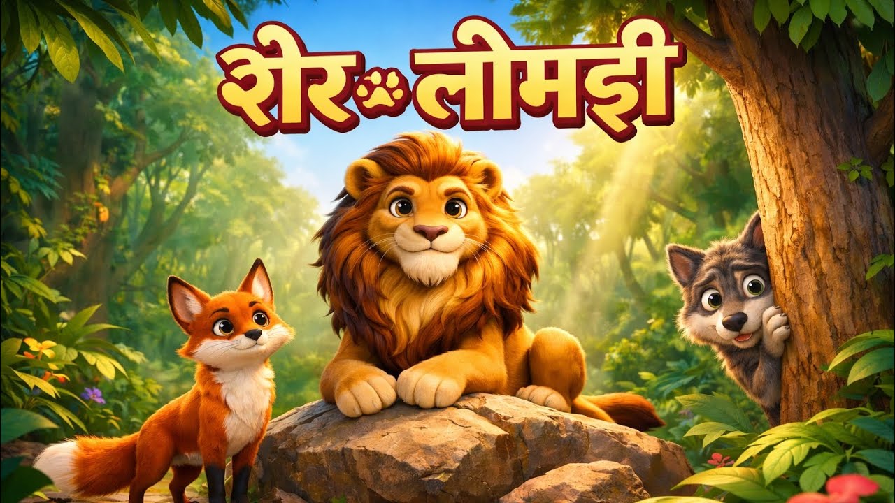 लोमड़ी और भेड़िया की कहानी  | Cartoon bazz kids|JungleStory