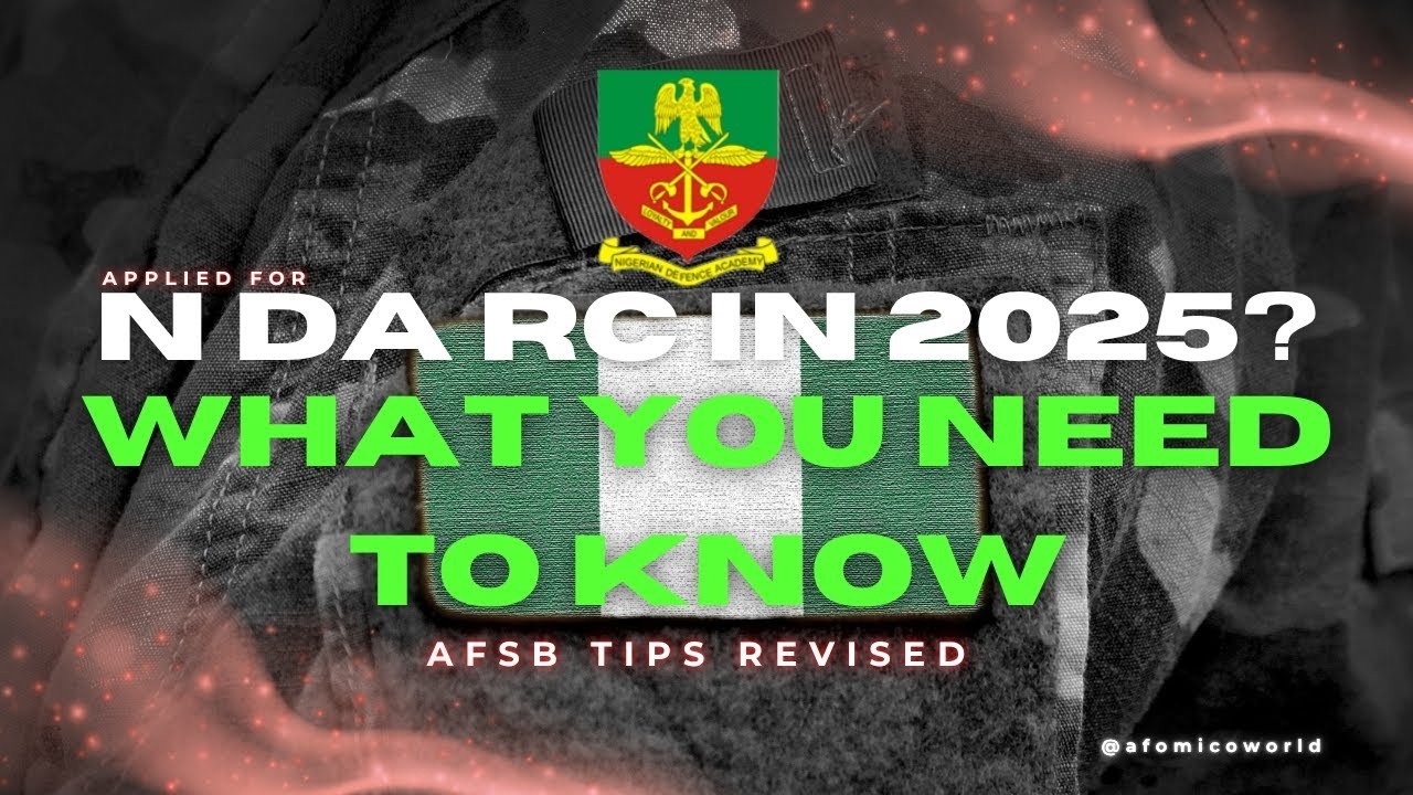 Nigerian Defence Academy 77RC, #whatyouneedtoknow