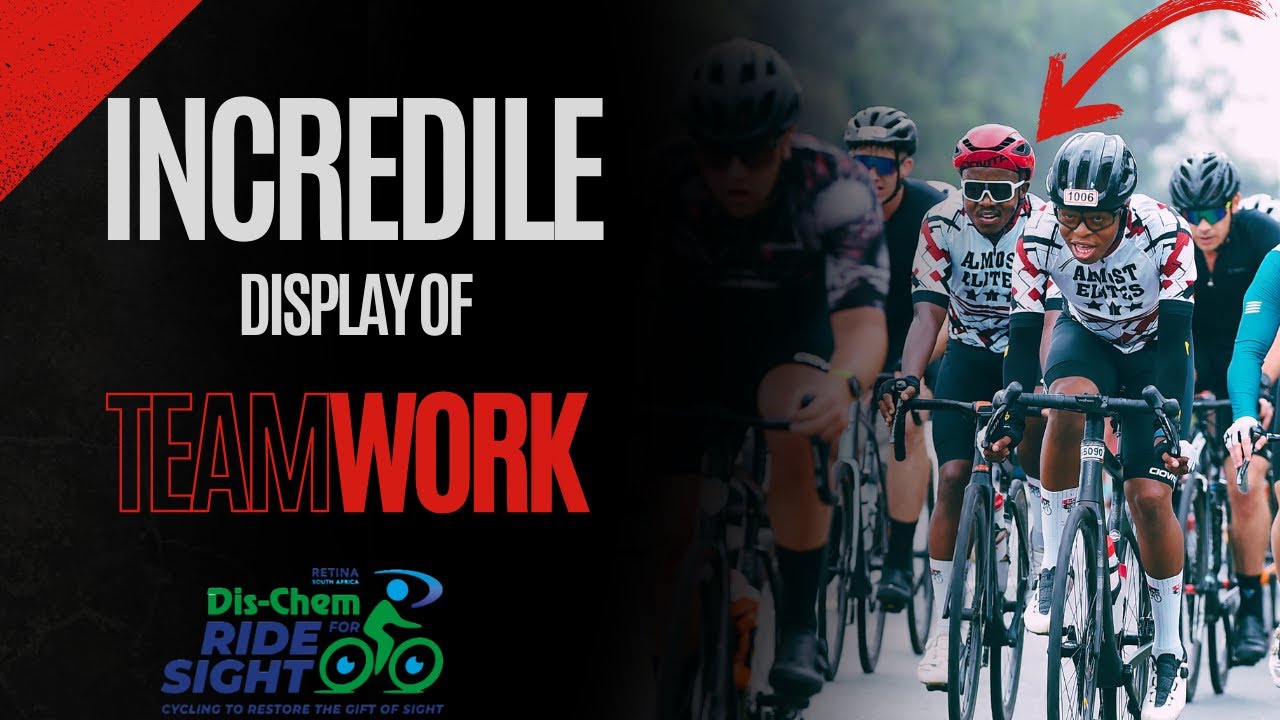 OUTSTANDING Teamwork at Dis-Chem Ride for Sight 2025 | #Almostelites