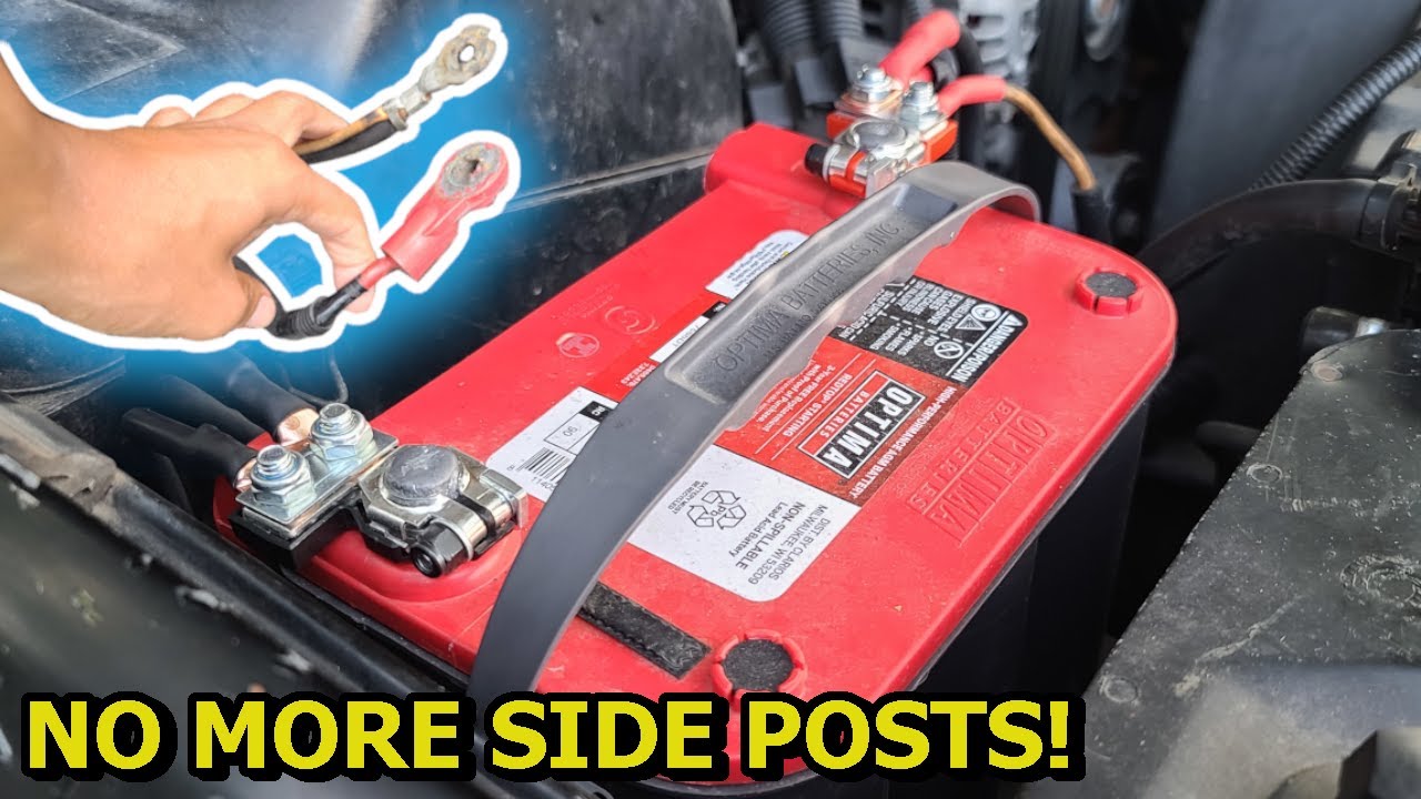 Side Post To Top Post Battery Terminal Conversion How TO!!! | 2 Door Tahoe