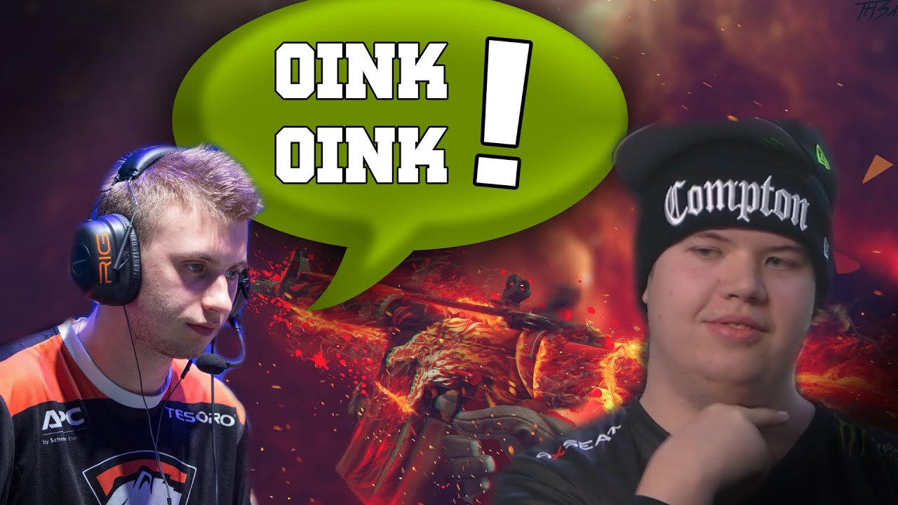 Funny Moments - Virtus.Pro vs Fnatic - dust_2 = [POV] OINK OINK - JW !
