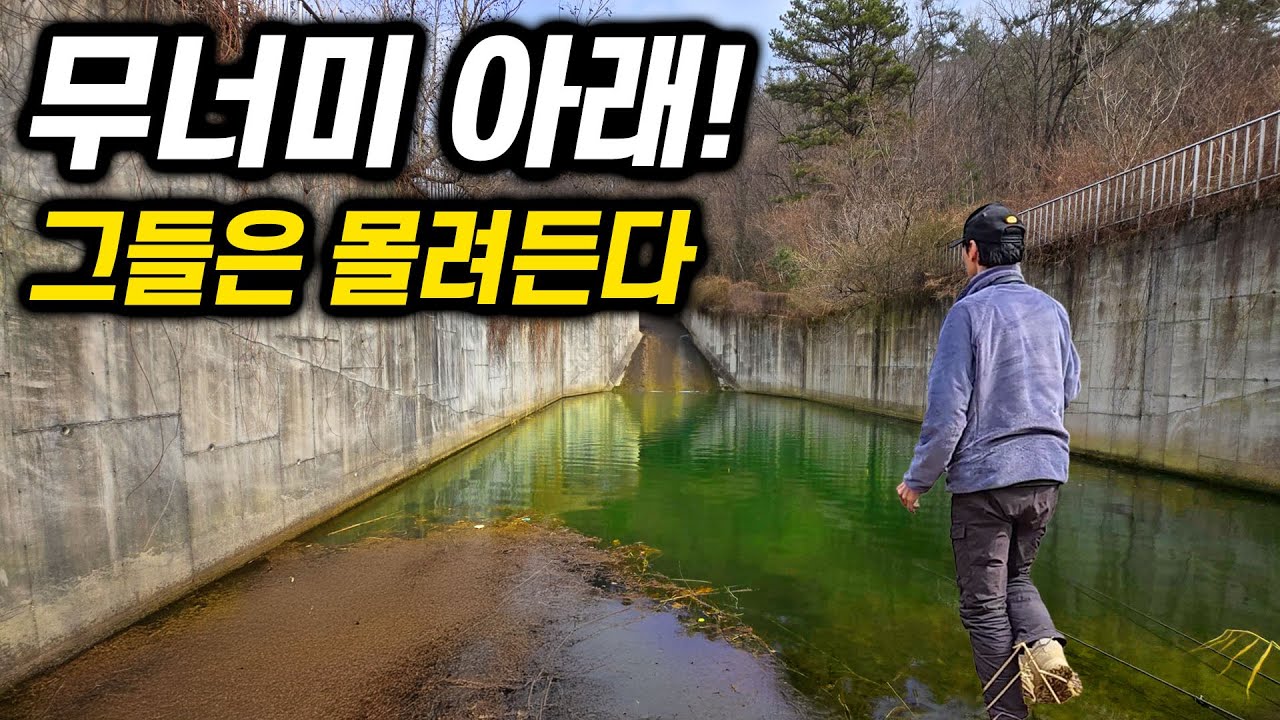 무너미 아래, 밤이 되자 몰려들기 시작했다