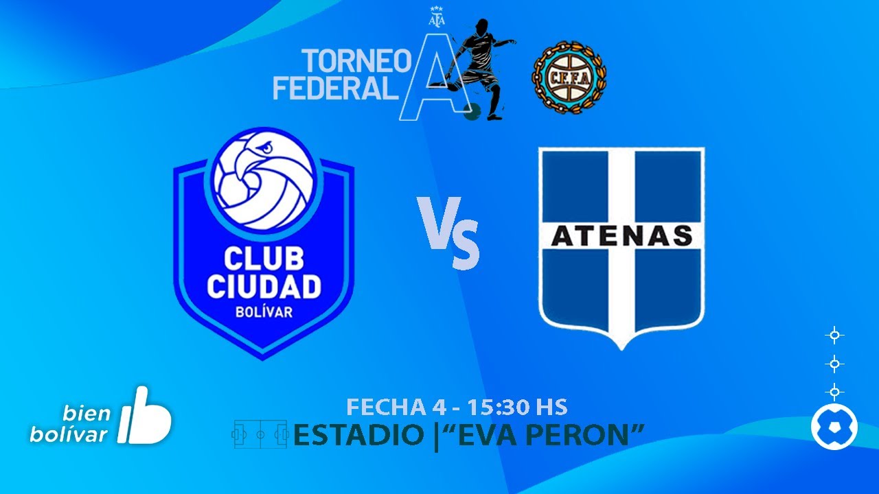 TORNEO FEDERAL A - CLUB CIUDAD DE BOLIVAR vs ATENAS DE RIO CUARTO