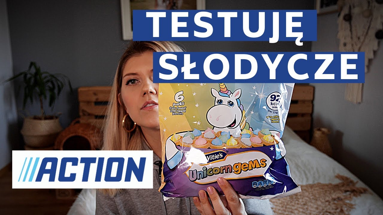 TEST SŁODYCZY z ACTION 🧁🍫🍪