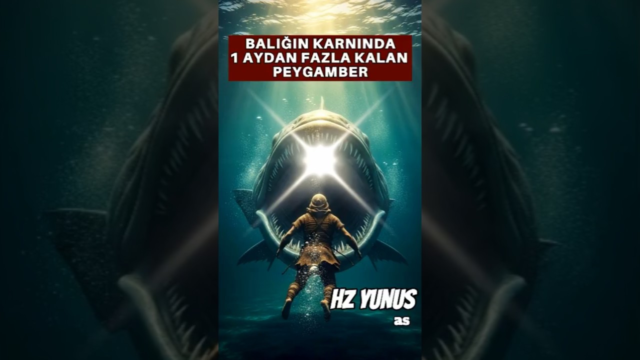 “Hz. Yunus Aleyhisselam balığın içine nasıl girdi?” 