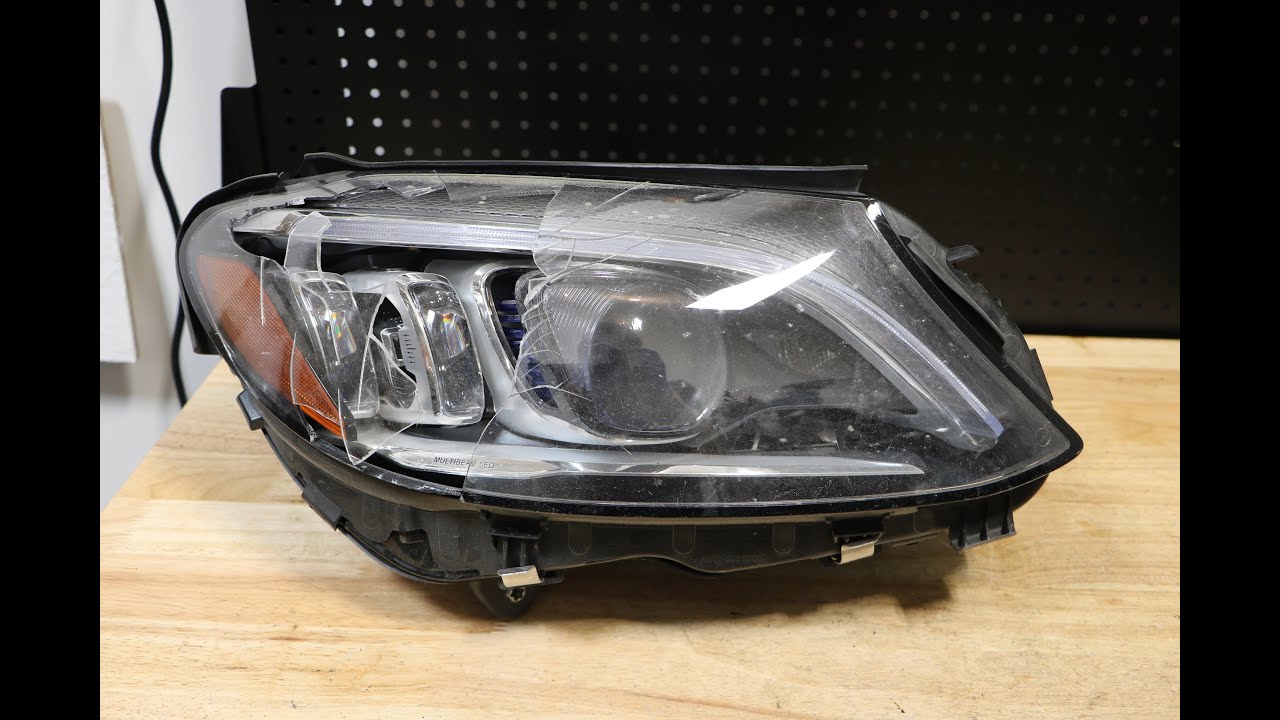 2019-2020 Mercedes-Benz C400 Multi-Beam LED Headlight Teardown