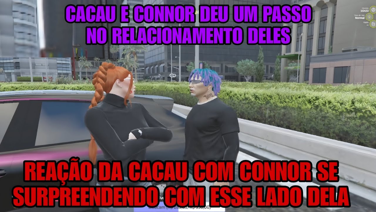 REAÇÃO DA CACAU COM CONNOR SE SURPREENDENDO COM ESSE LADO DELA ,SOBRE RELACIONAMENTO