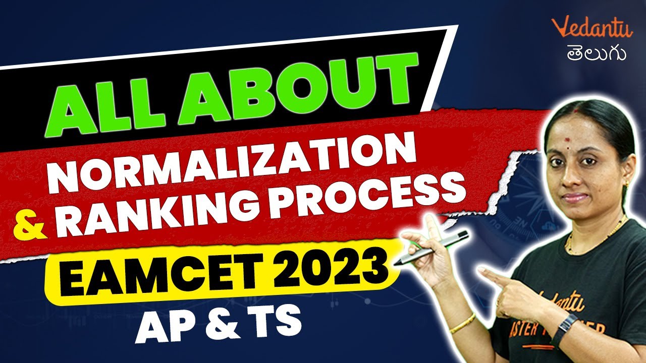 All About Normalization & Ranking Process | EAMCET 2024 | Rama Ma'am | Vedantu Telugu