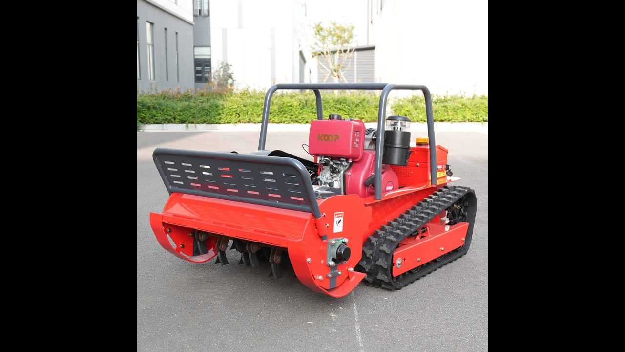 0227 2Радиоуправляемый мульчер / гусеничная газонокосилка (R80 / R100 / R120) — “вездекос”
