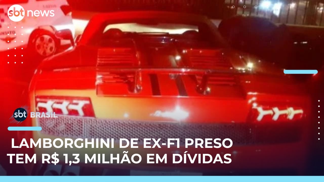 Ex-piloto de Fórmula 1 Tarso Marques é preso com Lamborghini irregular em SP | 