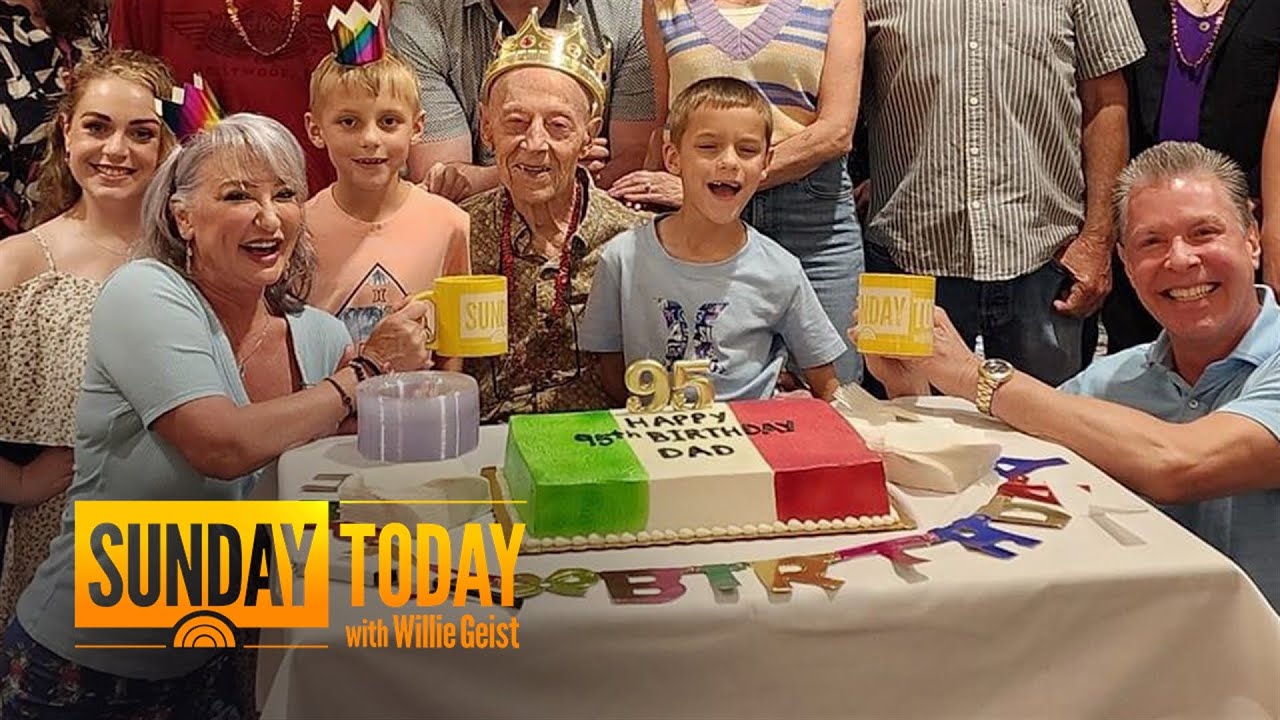 Veteran celebrates 95th birthday with family in Sunday Mug Shot