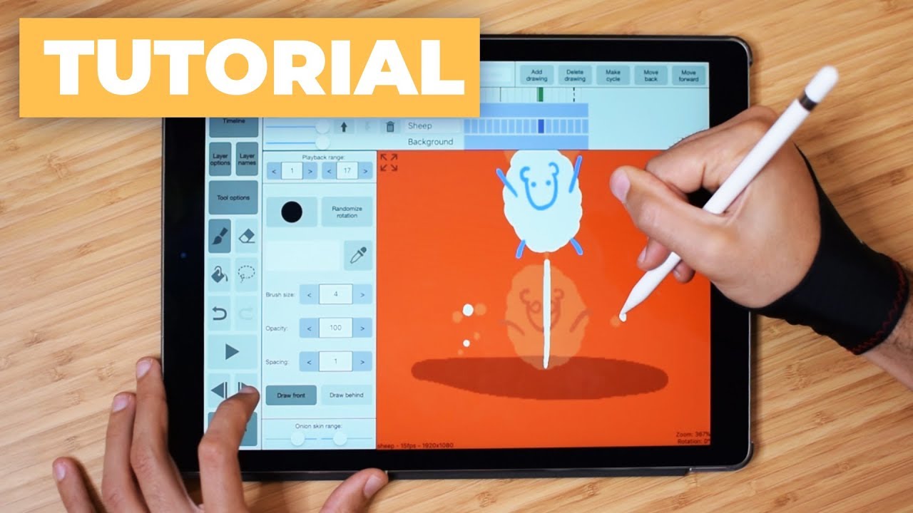 How to Draw a Frame by Frame Animation with iPad Pro ✍️