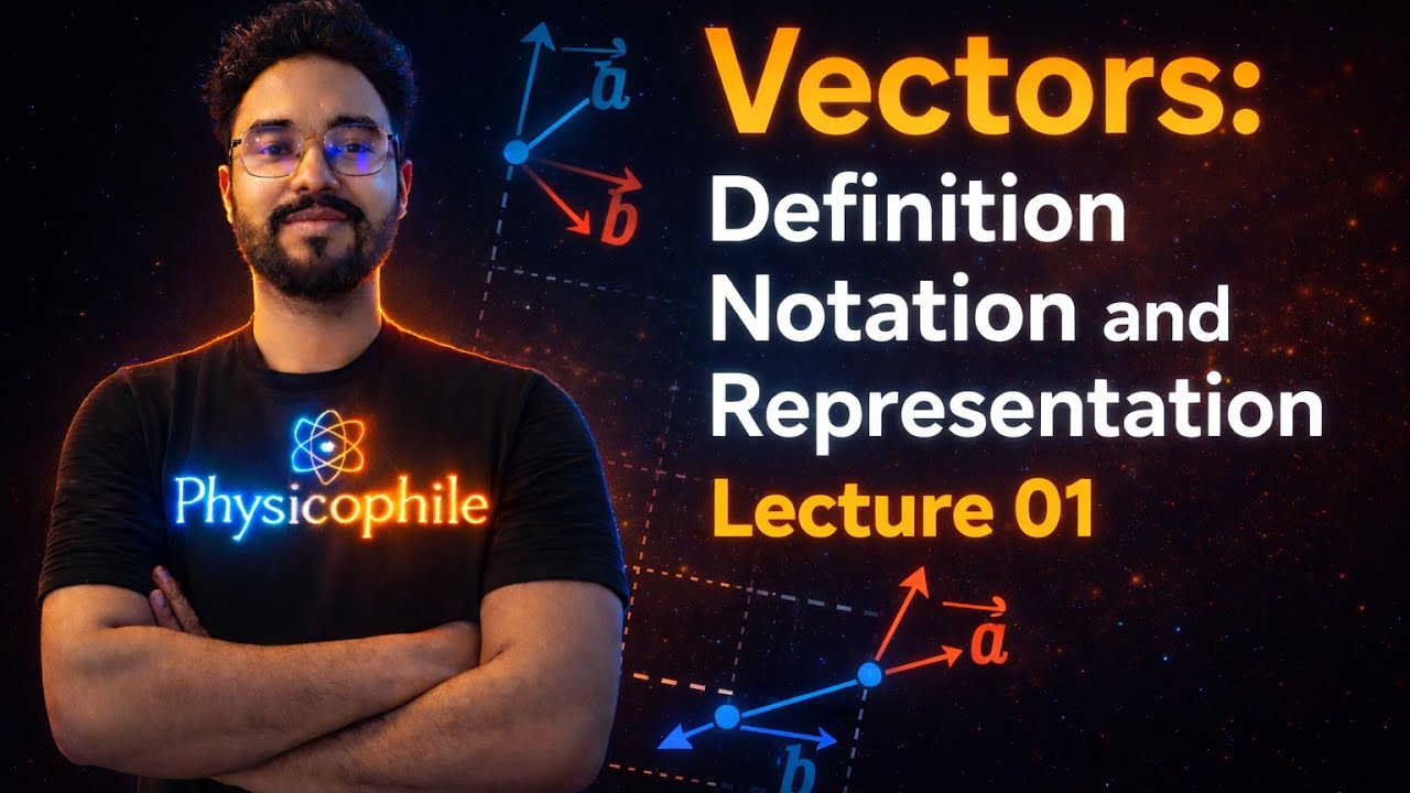Vectors: Definition, Notation and Representation of vector, Properties of vectors.
