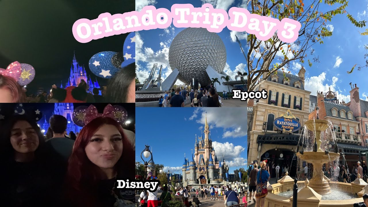 ￼ Orlando Trip | Day 3 • Epcot + Disney 