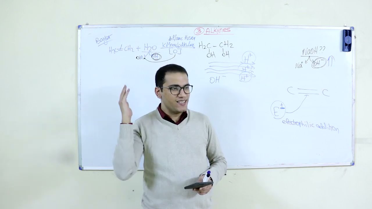 #11-Organic Chemistry-Alkynes Family الفيديو يحتوى على سؤال مهم فى أمتحان اخر العام - Dr Joseph Adel