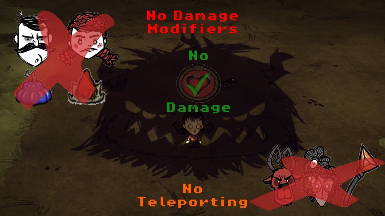 DST Shadow Pieces No Damage (No Teleportation, No Bone Armor)