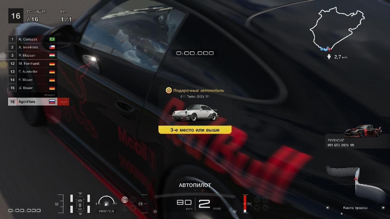 GT7 Menu book 31 Porsche Cup Nürburgring