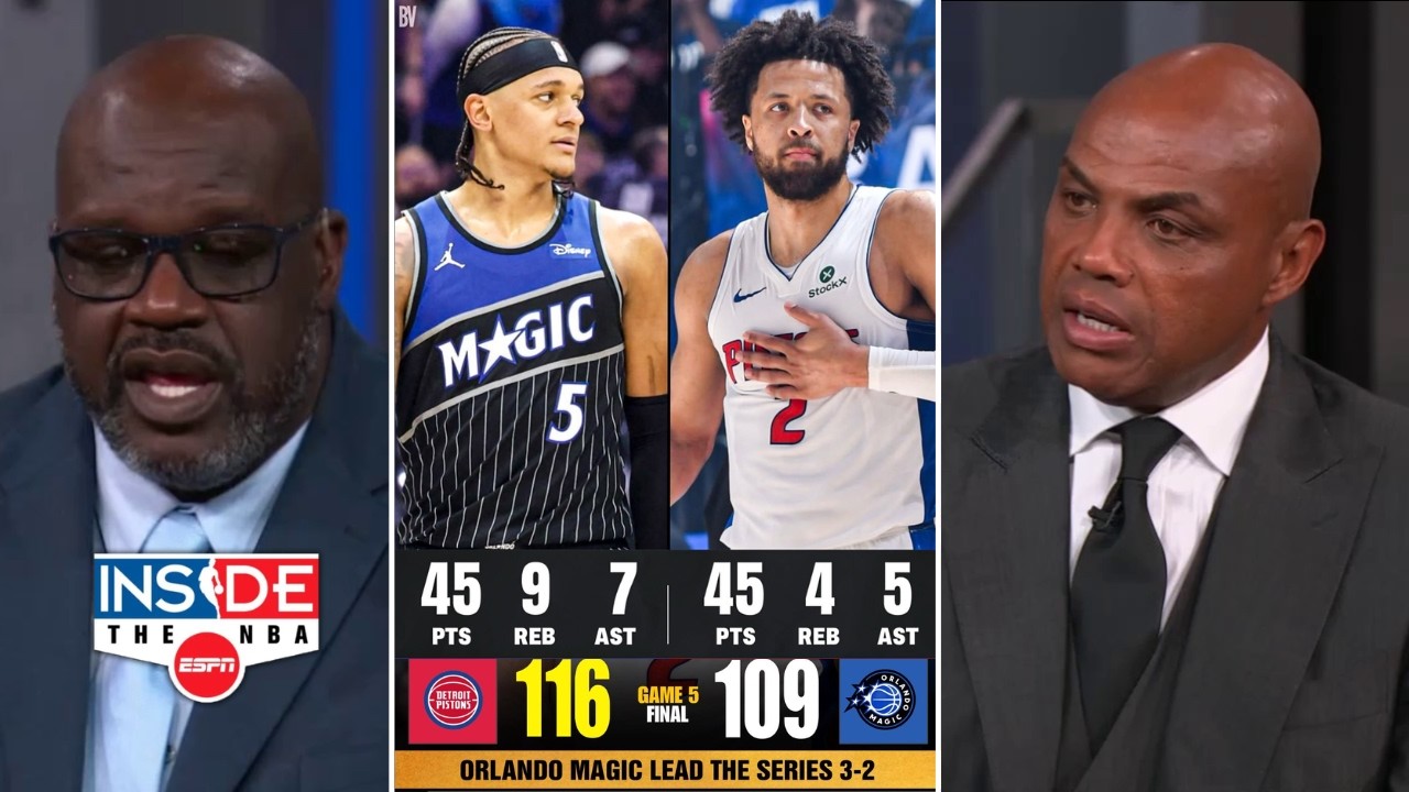 INSIDE The NBA | Paolo 5/12 FT give Pistons comeback series - Chuck on Magic fall to Pistons 116-109
