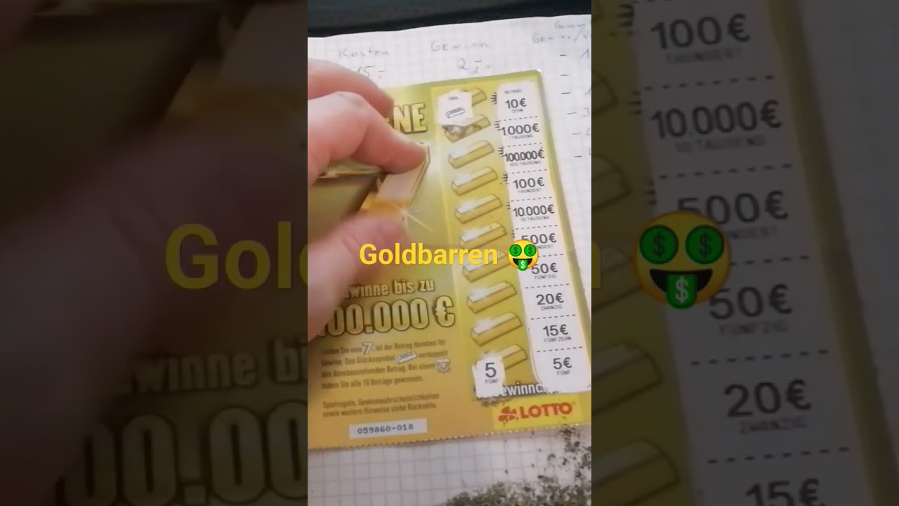 Goldbarren = Jackpot? 