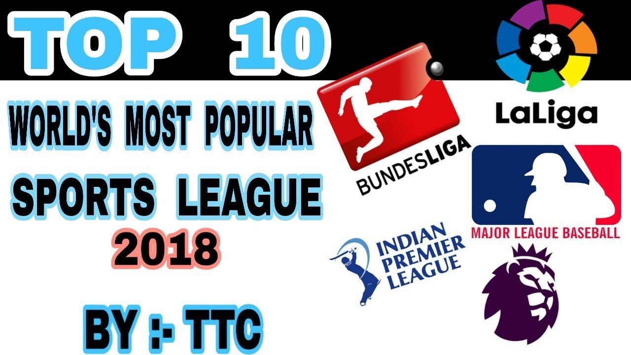 TOP 10 WORLD'S MOST POPULAR SPORTS LEAGUE 2018