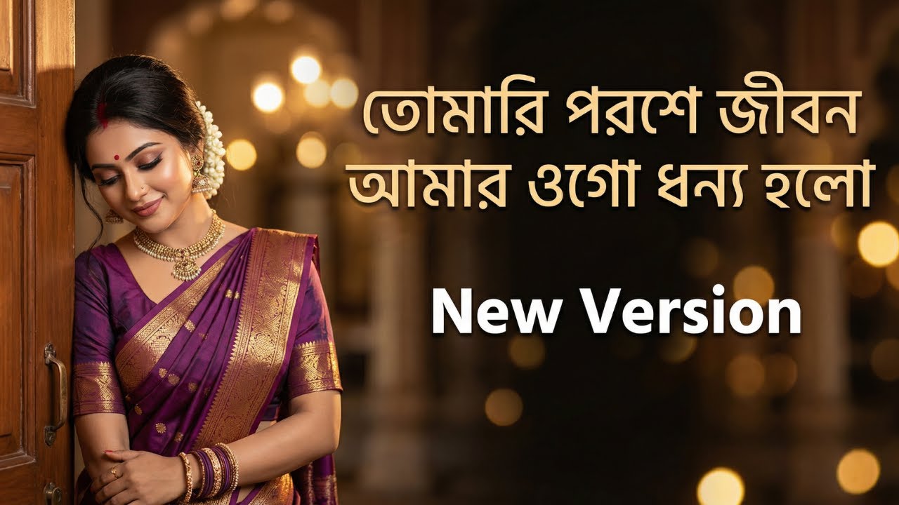 তোমারি পরশে | তুমি যে আমার চির আশার আলো | Bangla Romantic Song | Emotional Bengali Song