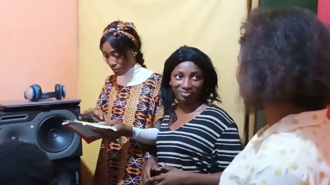 En studio pour la chanson de l'anniversaire de Mr William SEUGNOU the BIG BOSS