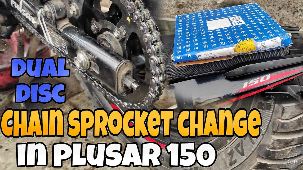 Apni pulsar ka Chain sprocket kharabh ho gya😲 | @mirchiautorider3715