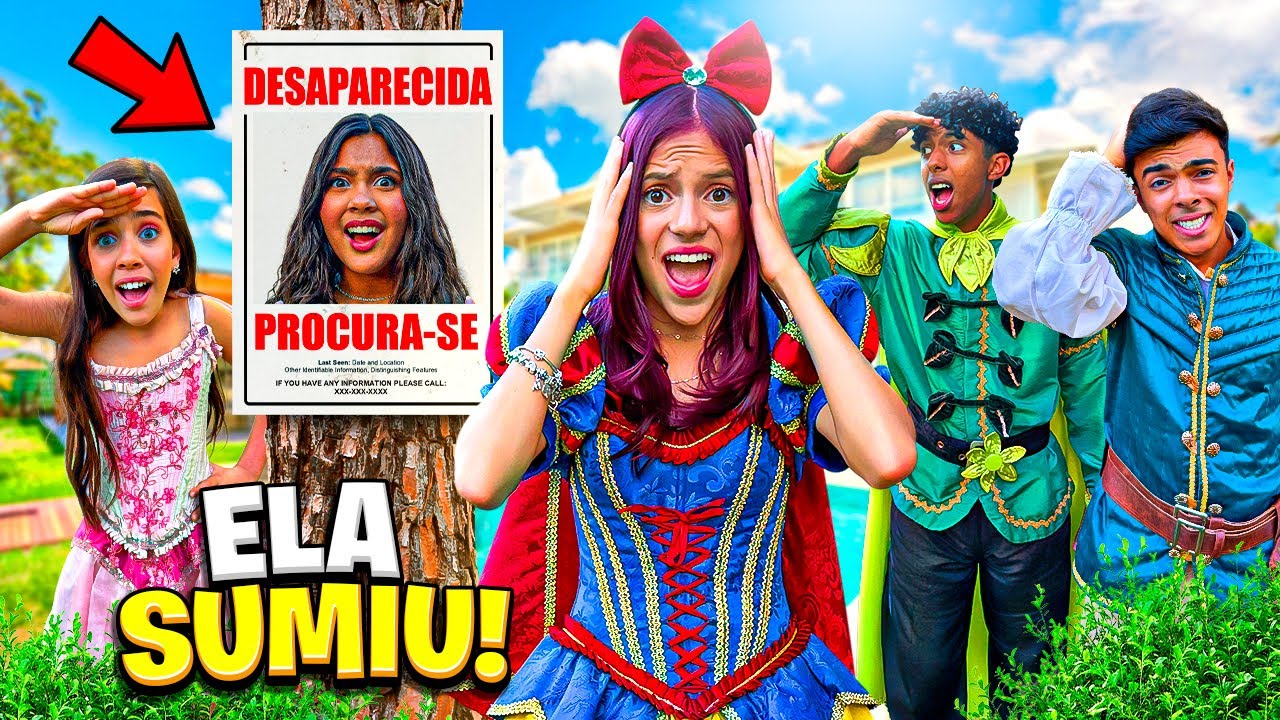 Lorena desapareceu na festa das princesas*isso aconteceu (ft irmãs Pina Estevão e Gabriel)
