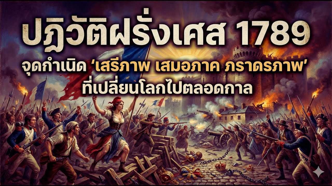 ปฏิวัติฝรั่งเศส 1789 : จุดกำเนิด 'เสรีภาพ เสมอภาค ภราดรภาพ' ที่เปลี่ยนโลกไปตลอดกาล