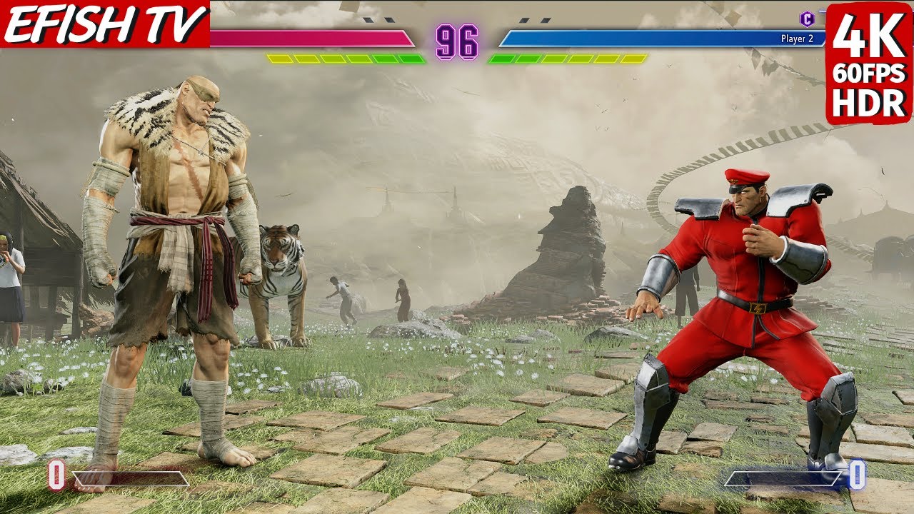 Sagat vs M. Bison (Hardest AI) - Street Fighter 6