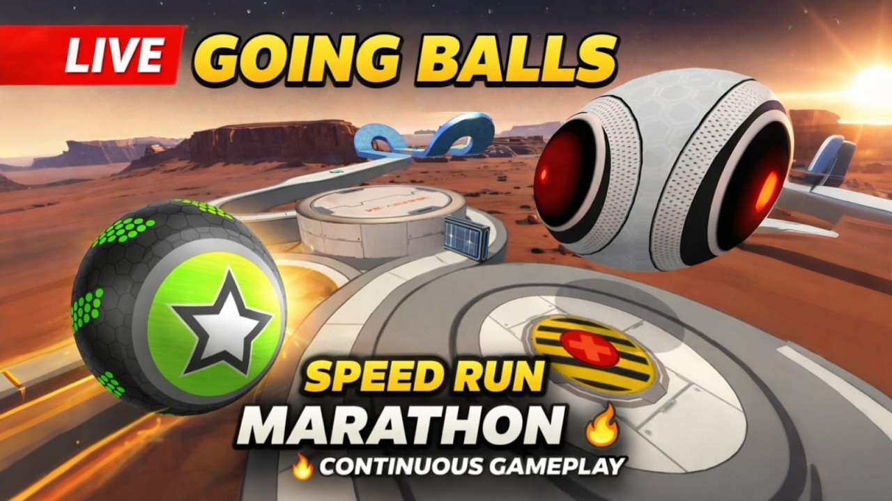 🔴 LIVE Going Balls Speed Run Marathon 🔥 | Continuous Gameplay