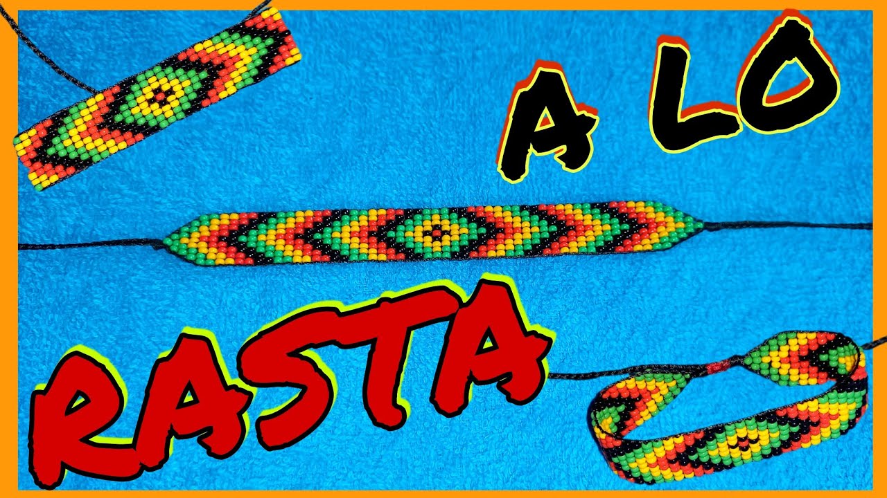 А Ло Раста. #trabajosenmostacillas #mostacillas #manillasenmostacillas #mostacillascheca #art