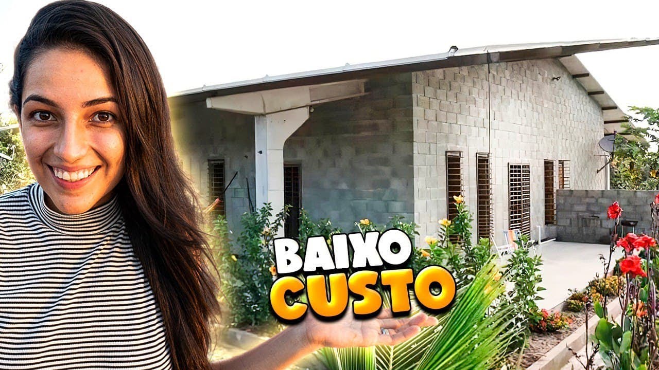 TOUR PELA CASA NOVA BARATA PREMOLDADA ESTILO INDUSTRIAL - 2021