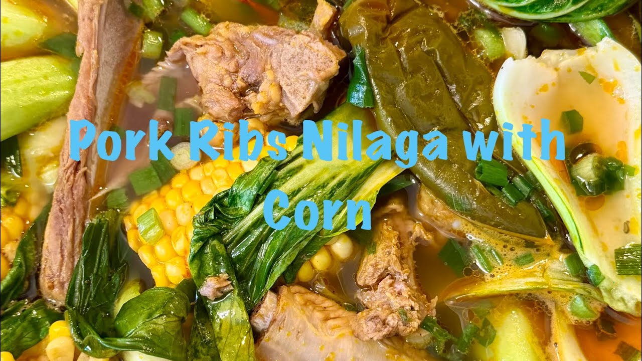 Pork Ribs Nilaga with Corn 